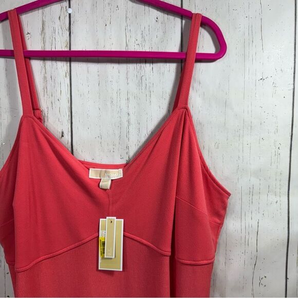 Michael Kors Tie Dyed V Neck Coastal Maxi Sundress Sleeveless Spaghetti Strap - Picture 4 of 15